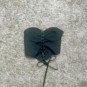 SHEIN Laced Up Tub Top